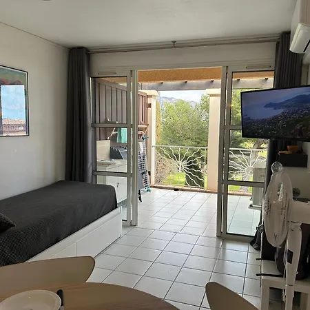 Apartment Studio-terrasse Avec Vue Mer-clim-parking-draps Inclus